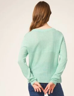 WHITE STUFF V-Neck Tie Front Jumper 7 WHITE STUFF V-Neck Tie Front Jumper -Cyberjammies Store SD 10 T83 4069W J0 X EC 1