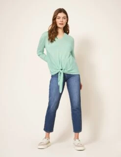 WHITE STUFF V-Neck Tie Front Jumper 9 WHITE STUFF V-Neck Tie Front Jumper -Cyberjammies Store SD 10 T83 4069W J0 X EC 3