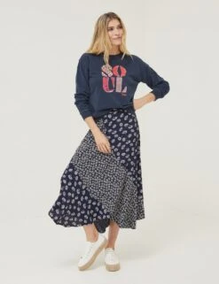 Cotton Rich Soul Slogan Sweatshirt