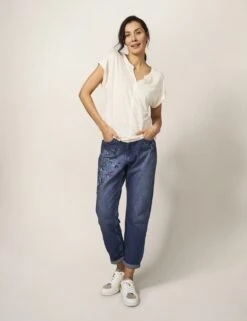 WHITE STUFF Boyfriend Embroidered Jeans -Cyberjammies Store SD 10 T83 5003W E0 X EC 3