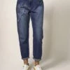WHITE STUFF Boyfriend Embroidered Jeans