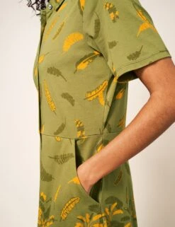 WHITE STUFF Jersey Printed Midi Shirt Dress -Cyberjammies Store SD 10 T83 5343W J4 X EC 1