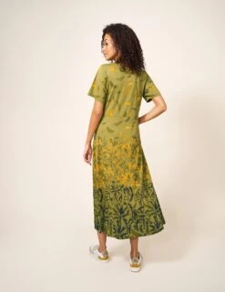 WHITE STUFF Jersey Printed Midi Shirt Dress -Cyberjammies Store SD 10 T83 5343W J4 X EC 3