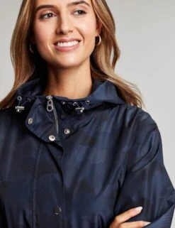 Joules Waterproof Printed Hooded Longline Raincoat 10 Joules Waterproof Printed Hooded Longline Raincoat -Cyberjammies Store SD 10 T83 5725W F4 X EC 1
