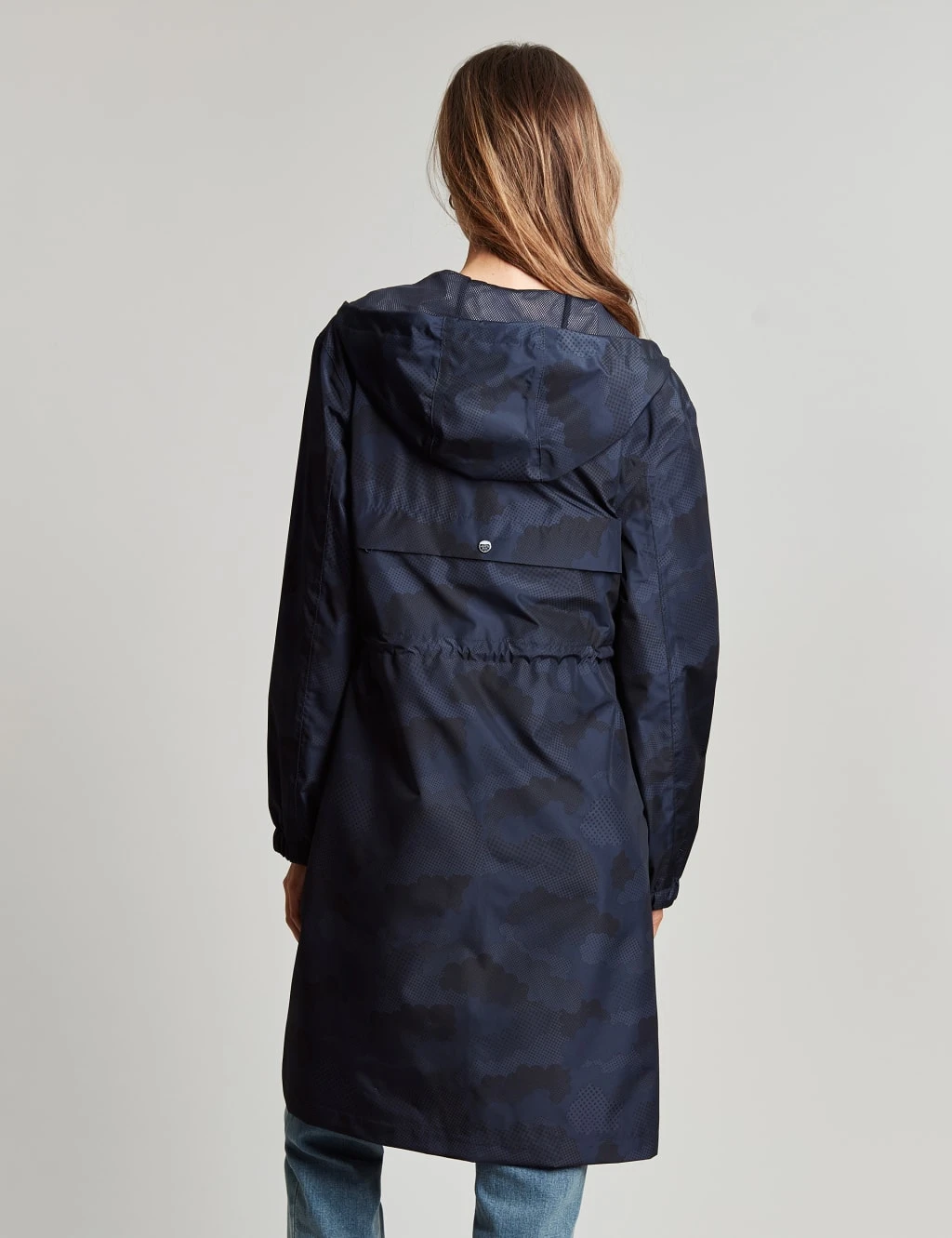Joules Waterproof Printed Hooded Longline Raincoat 7 Joules Waterproof Printed Hooded Longline Raincoat - Image 7