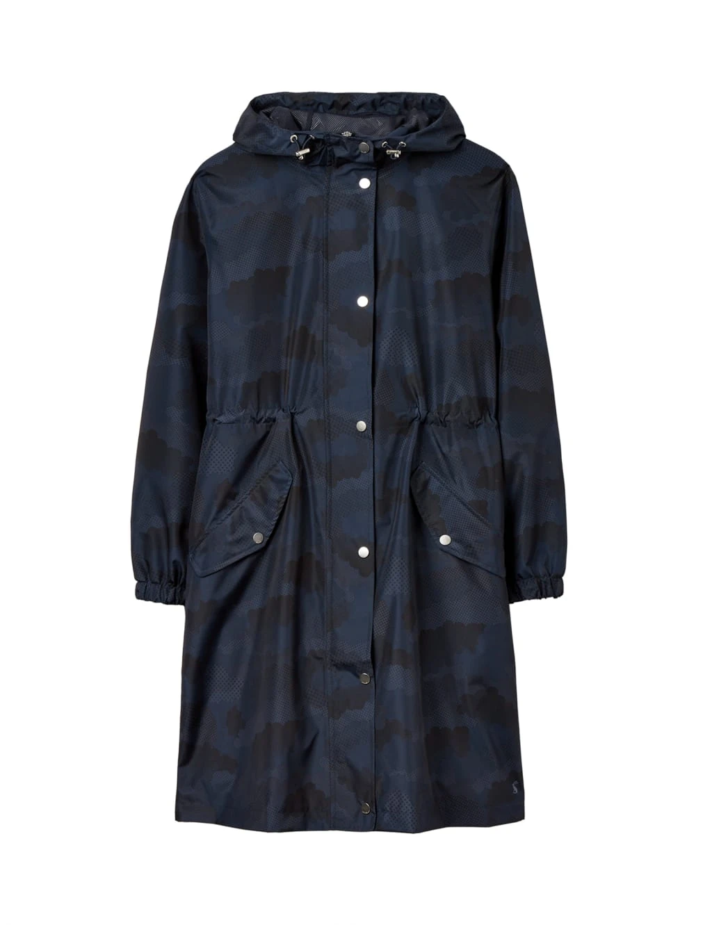 Joules Waterproof Printed Hooded Longline Raincoat 2 Joules Waterproof Printed Hooded Longline Raincoat - Image 2