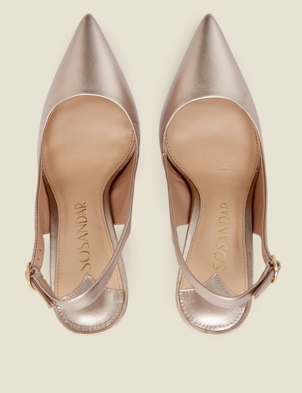 Suede Stiletto Heel Slingback Shoes 3 Suede Stiletto Heel Slingback Shoes - Image 3