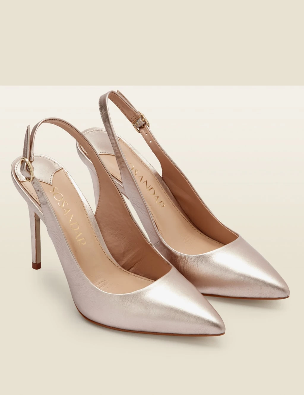 Suede Stiletto Heel Slingback Shoes 2 Suede Stiletto Heel Slingback Shoes - Image 2