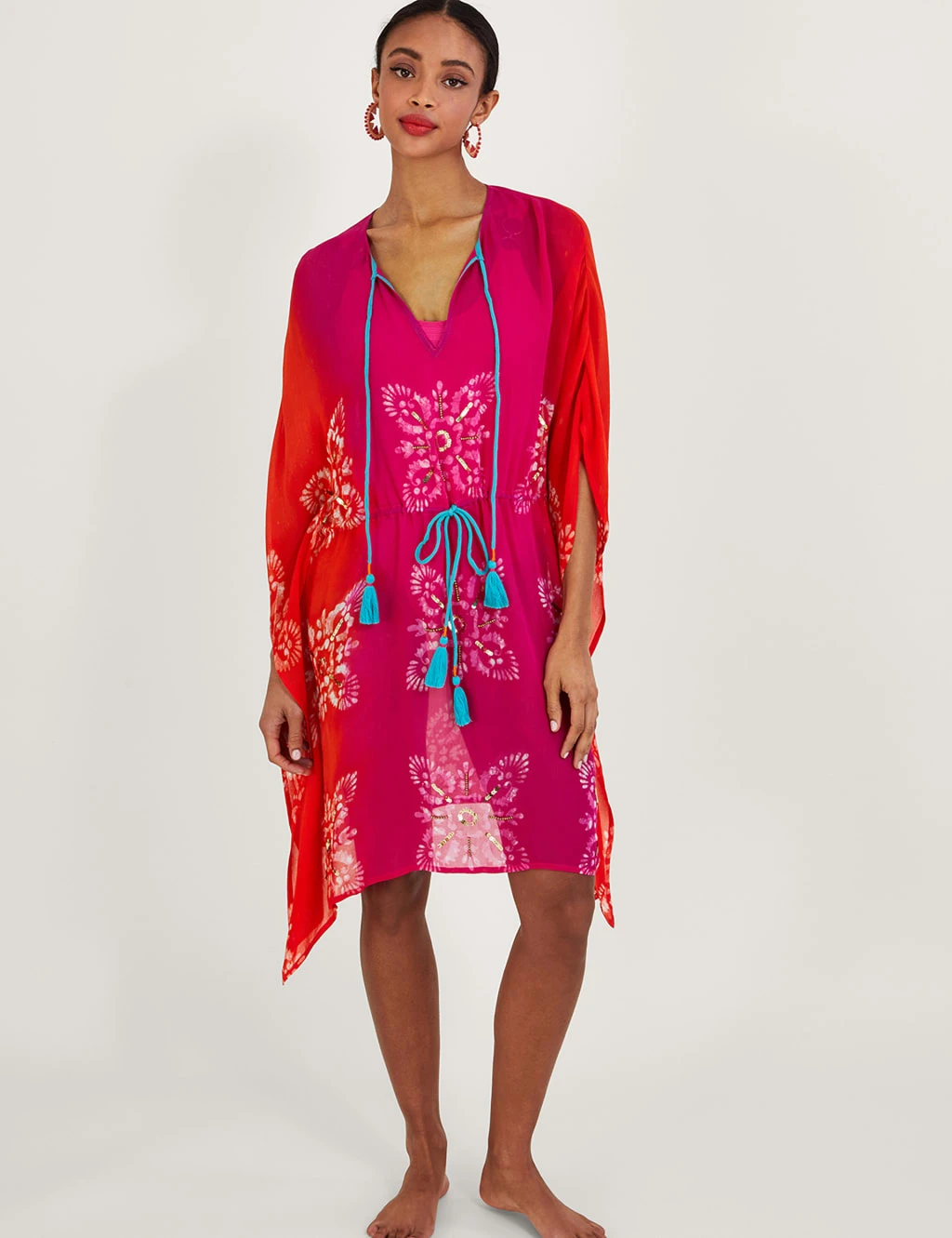 MONSOON Batik Print Kaftan 1 MONSOON Batik Print Kaftan