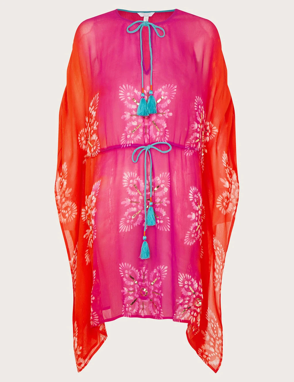 MONSOON Batik Print Kaftan 2 MONSOON Batik Print Kaftan - Image 2
