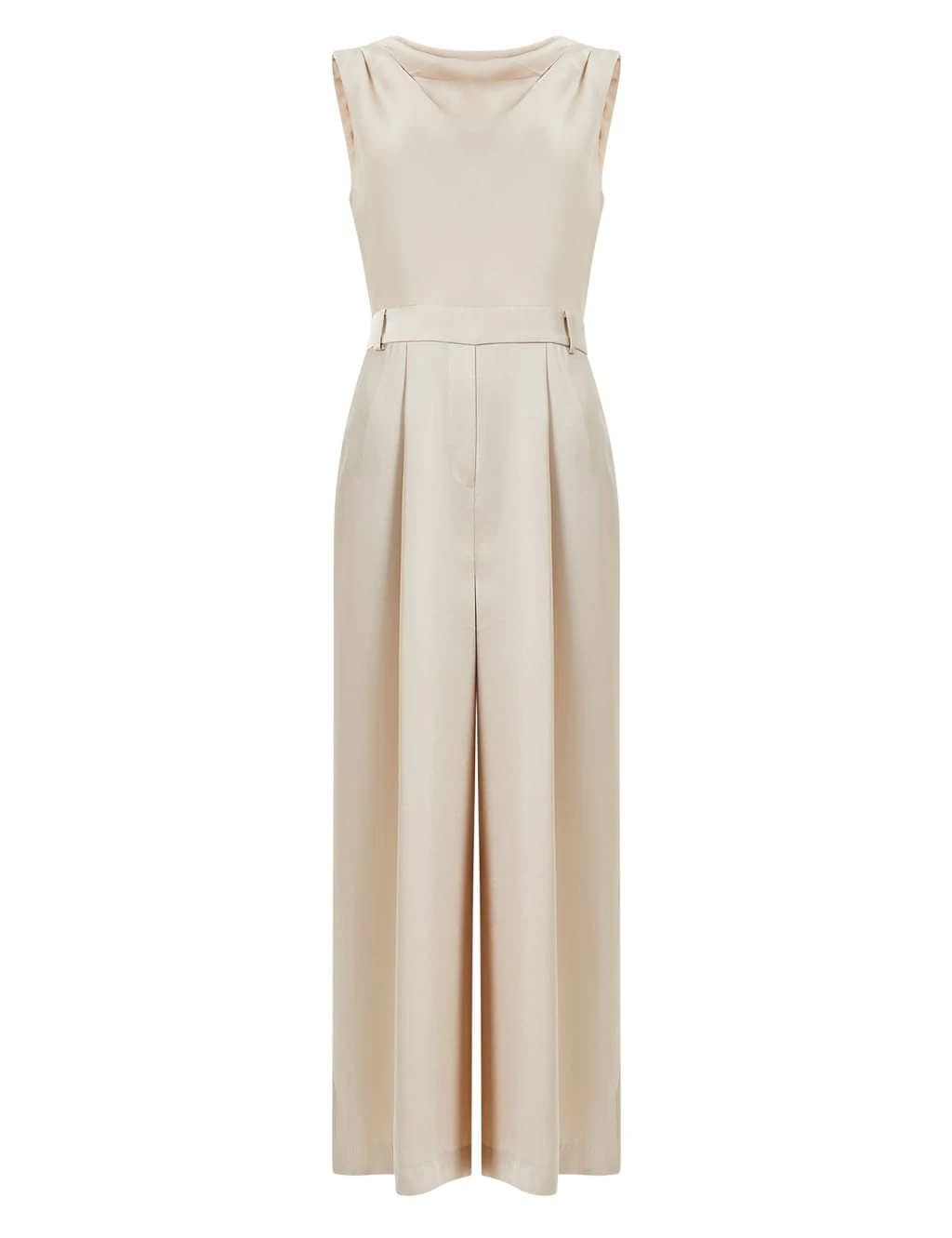French Connection Satin Sleeveless Jumpsuit 2 French Connection Satin Sleeveless Jumpsuit - Image 2