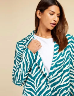 Animal Print Single Breasted Blazer -Cyberjammies Store SD 10 T83 6650W J0 X EC 2