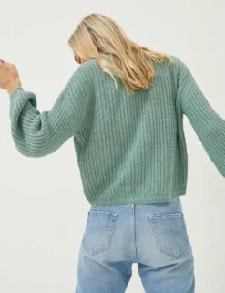 Pure Cotton Textured Edge To Edge Cardigan -Cyberjammies Store SD 10 T83 6904W J0 X EC 1