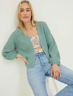 Pure Cotton Textured Edge To Edge Cardigan -Cyberjammies Store SD 10 T83 6904W J0 X EC 2