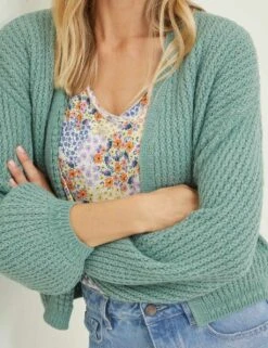 Pure Cotton Textured Edge To Edge Cardigan -Cyberjammies Store SD 10 T83 6904W J0 X EC 3