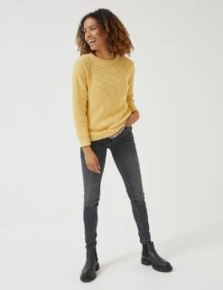 Pure Cotton Crew Neck Jumper