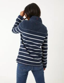 Pure Cotton Striped Funnel Neck Sweatshirt -Cyberjammies Store SD 10 T83 6975W F0 X EC 3