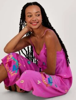 MONSOON Geometric Embroidered Jumpsuit -Cyberjammies Store SD 10 T83 7118W D4 X EC 1