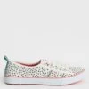WHITE STUFF Canvas Spot Print Pumps