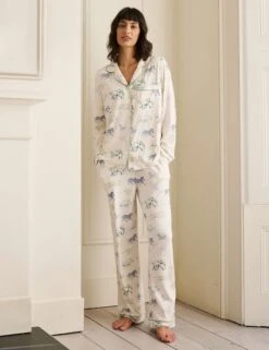 Safari Animal Print Revere Pyjama Set