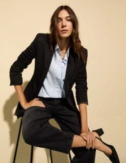 Single Breasted Longline Blazer -Cyberjammies Store Single Breasted Longline Blazer 2