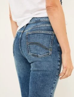 Slim Fit Turn Up Cropped Jeans -Cyberjammies Store Slim Fit Turn Up Cropped Jeans 4