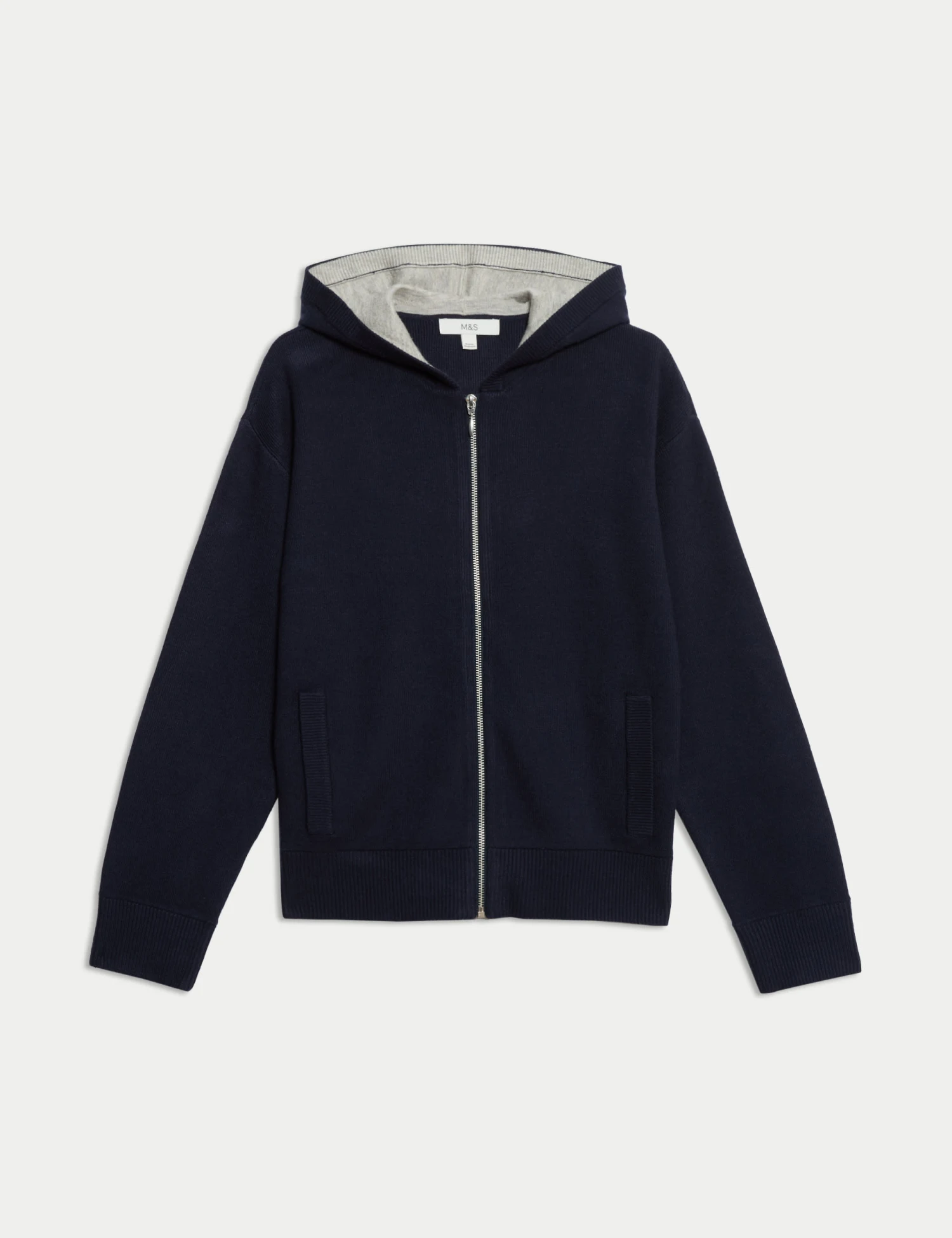 Soft Touch Two Tone Slim Fit Hoodie 2 Soft Touch Two Tone Slim Fit Hoodie - Image 2