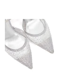 Dune London Sparkle Mesh Detail Kitten Heel Court Shoes -Cyberjammies Store Sparkle Mesh Detail Kitten Heel Court Shoes 3