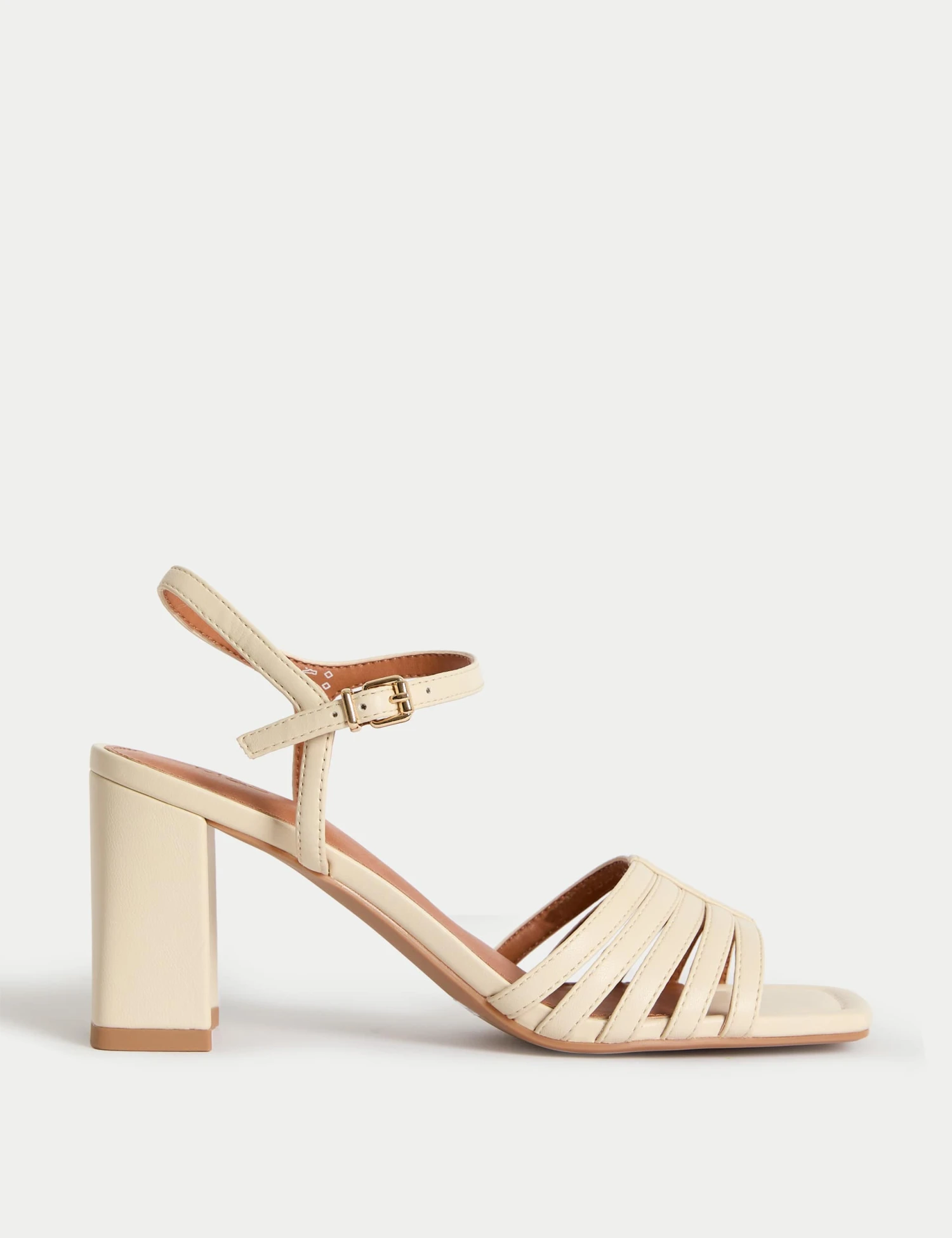 Strappy Block Heel Sandals 1 Strappy Block Heel Sandals