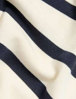 Striped Knitted Collared Button Front Cardigan -Cyberjammies Store Striped Knitted Collared Button Front Cardigan 5