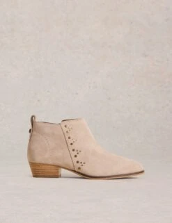 WHITE STUFF Studded Block Heel Ankle Boots