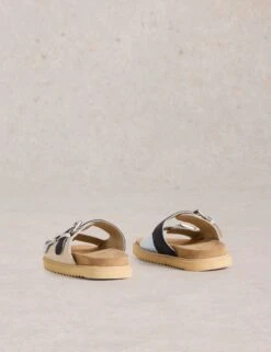 WHITE STUFF Suede Colour Block Footbed Sandals -Cyberjammies Store Suede Colour Block Footbed Sandals 2