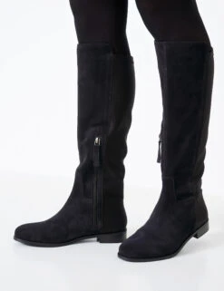 Suede Flat Knee High Boots -Cyberjammies Store Suede Flat Knee High Boots 2