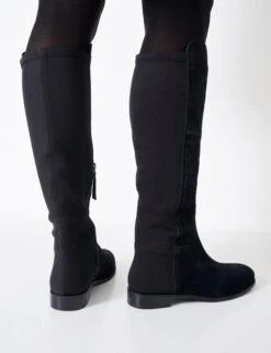 Suede Flat Knee High Boots -Cyberjammies Store Suede Flat Knee High Boots 3