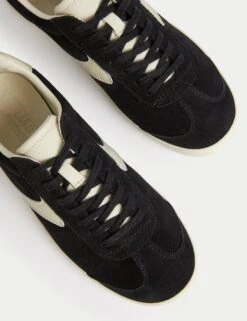 Suede Lace Up Side Detail Trainers -Cyberjammies Store Suede Lace Up Side Detail Trainers 2