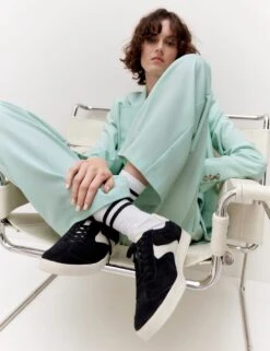 Suede Lace Up Side Detail Trainers -Cyberjammies Store Suede Lace Up Side Detail Trainers 3