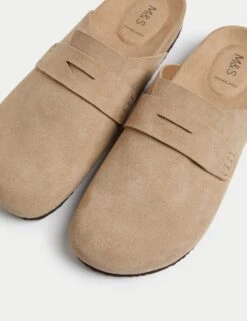 Suede Slip On Flat Clogs 13 Suede Slip On Flat Clogs -Cyberjammies Store Suede Slip On Flat Clogs 2