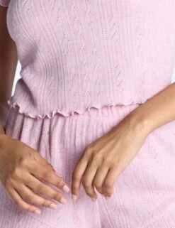 Supersoft Pointelle Pyjama Shorts -Cyberjammies Store Supersoft Pointelle Pyjama Shorts 3