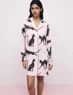 The Cat Print Nightshirt