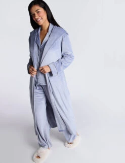 Velour Dressing Gown -Cyberjammies Store Velour Dressing Gown 2