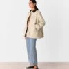 Whistles Waxed Pure Cotton Relaxed Utility Jacket