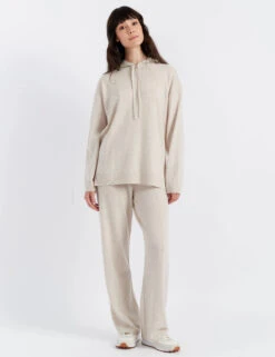 CHINTI & PARKER Wool Rich Relaxed Hoodie With Cashmere