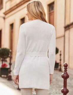 Belted Button Detail Longline Cardigan 15 Belted Button Detail Longline Cardigan -Cyberjammies Store belted button detail longline cardigan 7