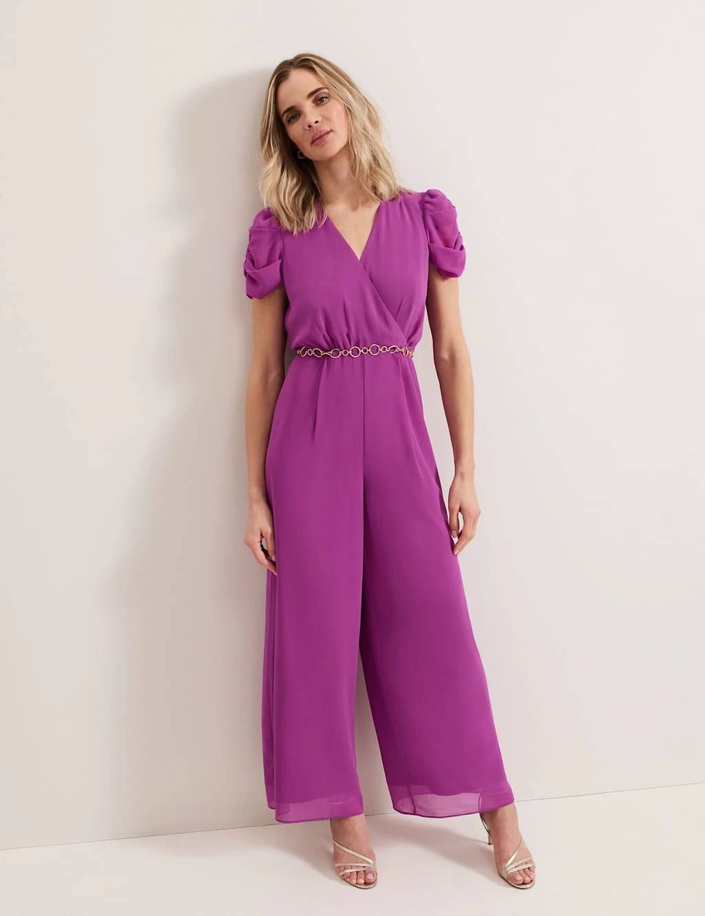 Belted Wide Leg Jumpsuit 14 Belted Wide Leg Jumpsuit - Image 14