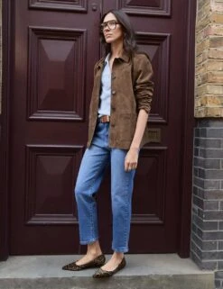 Boyfriend High Waisted Cropped Jeans -Cyberjammies Store boyfriend high waisted cropped jeans 7