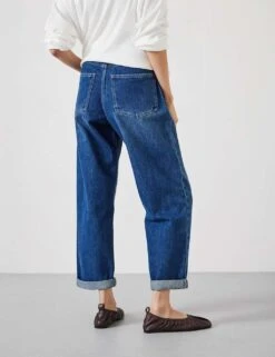 Boyfriend Mid Rise Cropped Turn Up Jeans -Cyberjammies Store boyfriend mid rise cropped turn up jeans 13