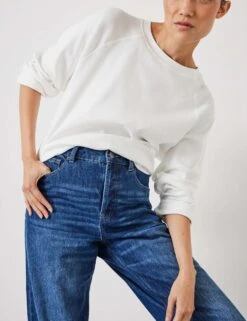 Boyfriend Mid Rise Cropped Turn Up Jeans -Cyberjammies Store boyfriend mid rise cropped turn up jeans 14
