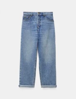 Boyfriend Mid Rise Cropped Turn Up Jeans -Cyberjammies Store boyfriend mid rise cropped turn up jeans 5