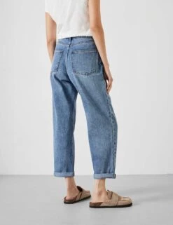 Boyfriend Mid Rise Cropped Turn Up Jeans -Cyberjammies Store boyfriend mid rise cropped turn up jeans 7