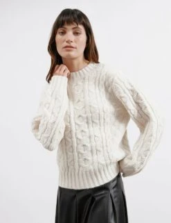 Cable Knit Crew Neck Jumper -Cyberjammies Store cable knit crew neck jumper 9